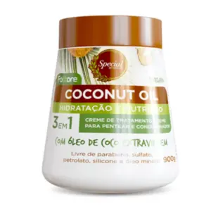 Creme 3×1 Coconut Oil (vegano) Special By Fattore 900g