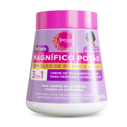 Creme 3×1 Magnífico Potão Special By Fattore 900g