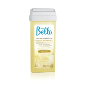 Refil Cera Roll-On Chocolate Branco Depil Bella 100g