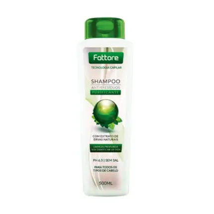 Shampoo Antirresíduos Purificante Fattore 500ml