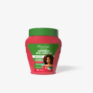 Creme de Tratamento Poder das Vitaminas Melancia Inoar 1kg
