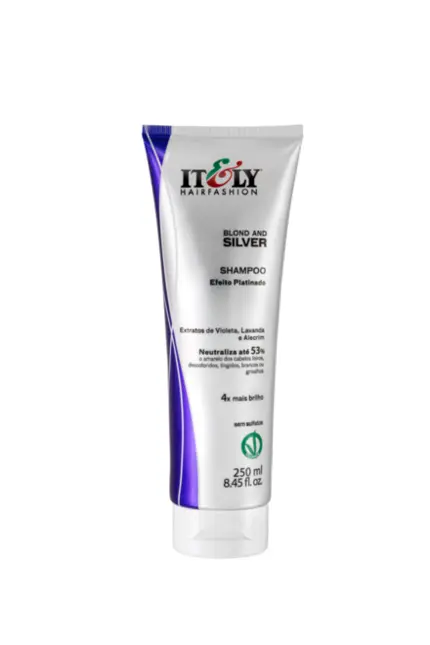 Shampoo Desamarelador Blond and Silver Itely 250ml