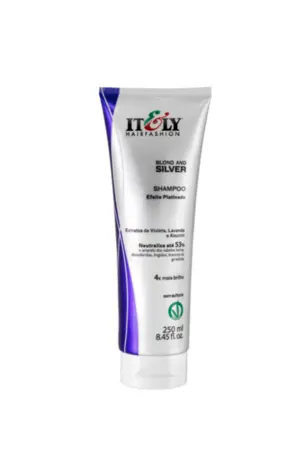 Shampoo Desamarelador Blond and Silver Itely 250ml