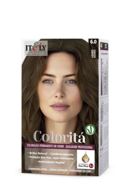 Coloração Permanente Coloritá Itely 6.0 Louro Escuro