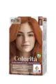 Coloração Permanente Coloritá Itely 7.43 Louro Médio Cobre Dourado