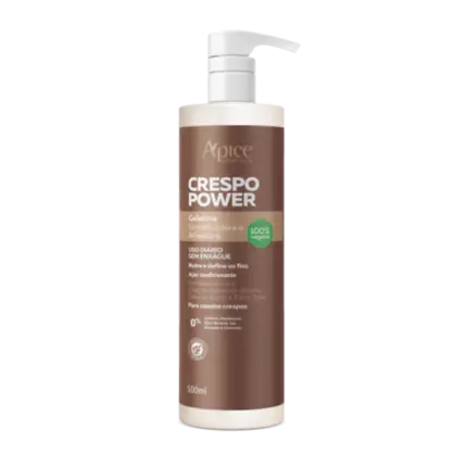Gelatina Umidificadora e Ativadora Crespo Power Apice 500ml