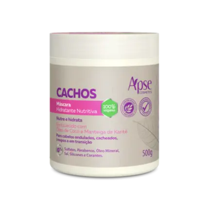 Máscara Hidratante Nutritiva Cachos Apice 500g