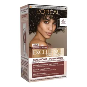 Coloração Excellence Sem Amônia 2U Preto Universal L'oreal Paris