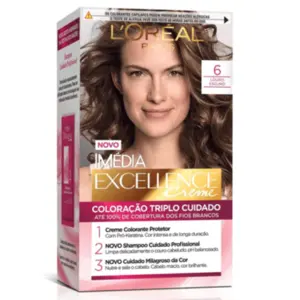 Coloração Permanente 6.0 Louro Escuro Imédia Excellence L'oréal Paris