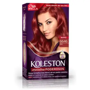 Coloração Permanente 6646 Vermelho Cereja Koleston