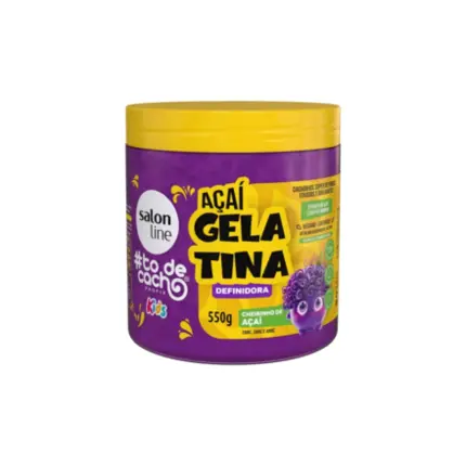 Gelatina Definidora Açaí #todecacho Salon Line 550g