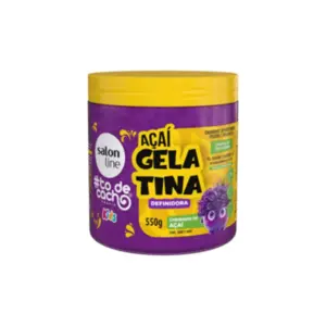 Gelatina Definidora Açaí #todecacho Salon Line 550g