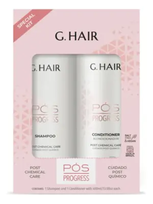 Kit Especial Pós Progress G.Hair 2x400ml