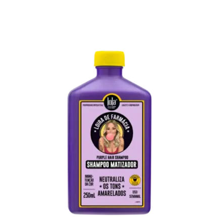Shampoo Matizador Loira de Famácia Lola 250ml