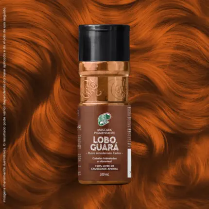 Máscara Pigmentante Lobo Guará Ruivo Amadeirado Kamaleão Color 100ml