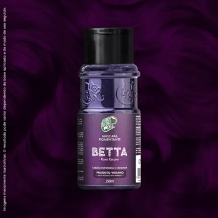 Máscara Pigmentante Betta Roxo Escuro Kamaleão Color 150ml
