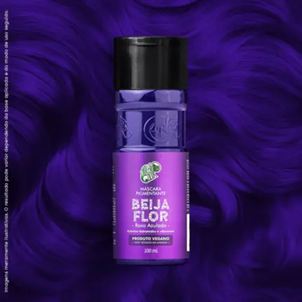 Máscara Pigmentante Beija Flor Roxo Azulado Kamaleão Color 100ml
