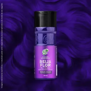 Máscara Pigmentante Beija Flor Roxo Azulado Kamaleão Color 100ml