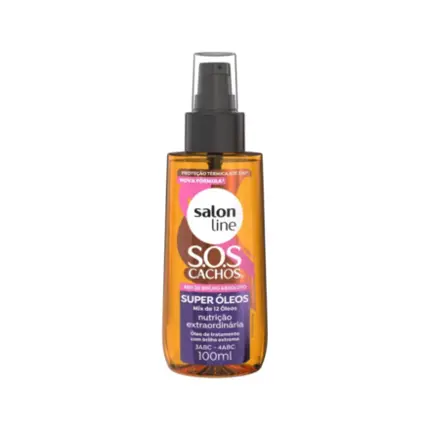 Óleo de Tratamento Super Óleos SOS Cachos Salon Line 100ml