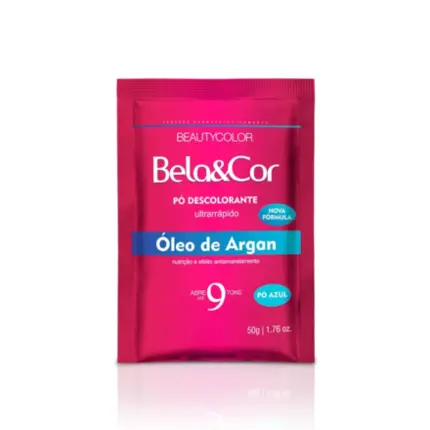 Pó Descolorante Óleo de Argan Bela&Cor 50g