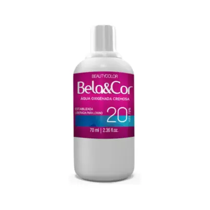 Água Oxigenada Cremosa Vol20 Bela&Cor 70ml