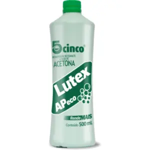 Removedor de Esmalte a Base de Acetona Lutex APeco 5cinco 500ml
