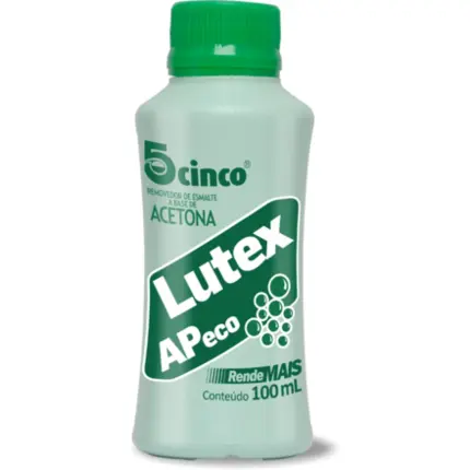 Removedor de Esmalte a Base de Acetona Lutex APeco 5cinco 100ml