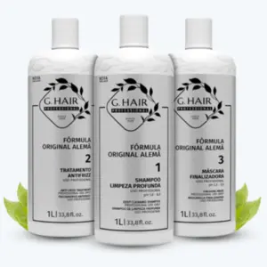 Kit de Tratamento Fórmula Alemã G.Hair 3x1Litro