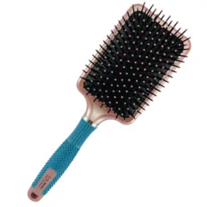 Escova Raquete Rosa com Cabo Ergométrico 18K Import