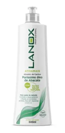 Ativador de Cachos AtivaMais Puríssimo Óleo de Abacate Lanox 500ml
