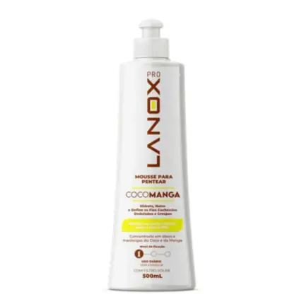 Mousse para Pentear CocoManga Lanox 500g