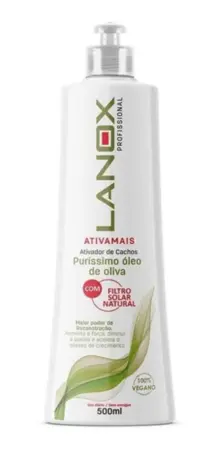 Ativador de Cachos AtivaMais Puríssimo Óleo de Oliva Lanox 500ml