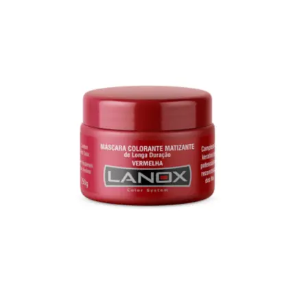 Máscara Matizadora Vermelha Color System Lanox 250g