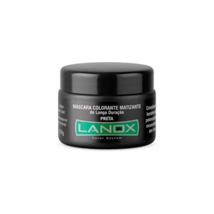 Máscara Matizadora Preta Color System Lanox 250g