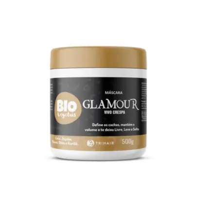 Máscara Vivo Crespa Glamour Bio Vegetais 500g