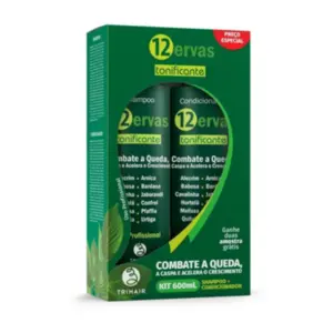 Kit Sh+Cond 12 Ervas Trihair 2x300ml
