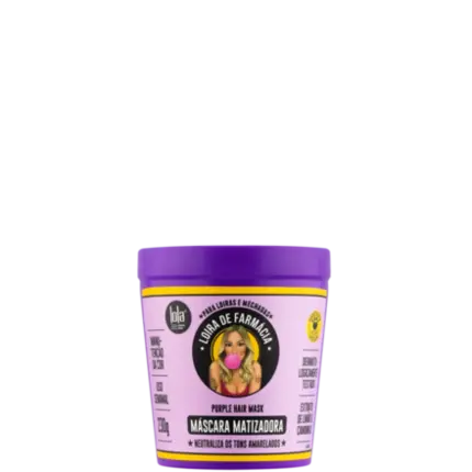 Máscara Matizadora Loira de Farmácia Lola 230g