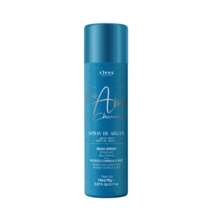 Spray Antifrizz Argan Brilho Intenso Eu Amo Charming Cless 150ml