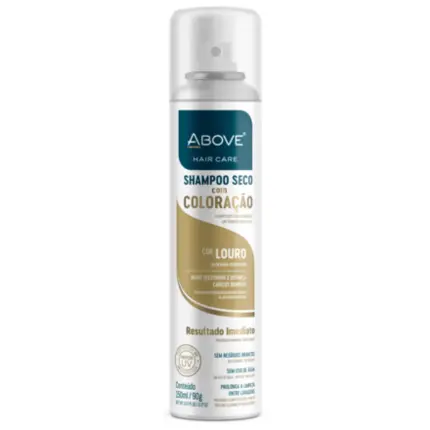 Shampoo a Seco Com Coloração Cor Louro Above Hair Care 150ml