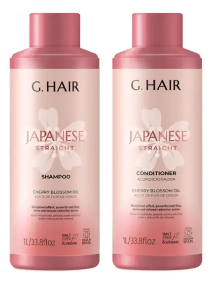 Kit Liso Japonês Sh+Cond G.Hair 2x1L