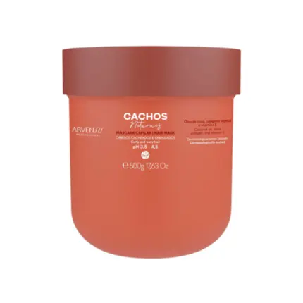 Máscara Capilar Cachos Ondulados/Cacheados Arvensis 500g