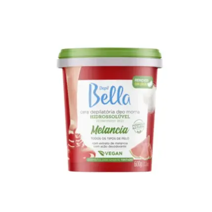 Cera Hidrossolúvel Melancia Depil Bella 600g