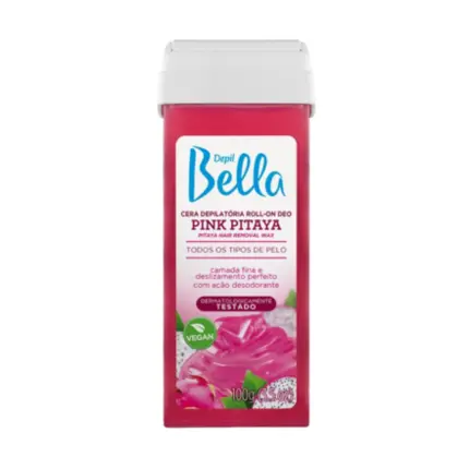 Refil Cera Roll-On Pink Pitaya Depil Bella 100g