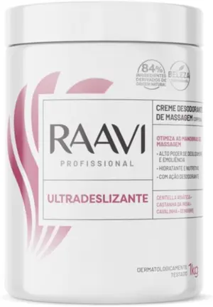 Creme de Massagem Ultradeslizante Raavi 1kg