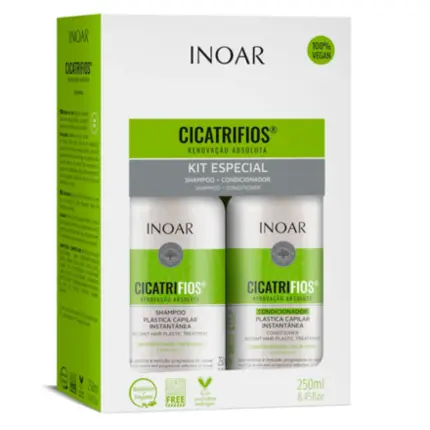 Kit Duo Reparação Cicatrifios Inoar 2x 250ml