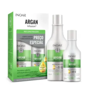 Kit Argan Infusion Sh+Cond Reconstrução Inoar