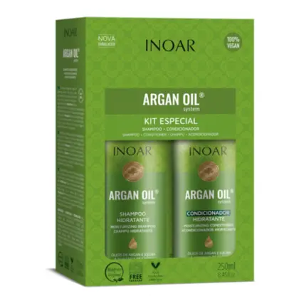 Kit Duo Argan Oil Inoar 2x 250ml