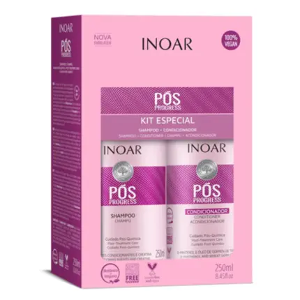 Kit Duo Pós Progress Inoar 2x 250ml