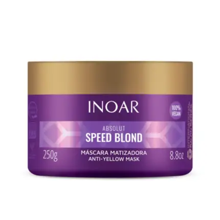 Máscara Matizadora Absolut Speed Blond Inoar 250g