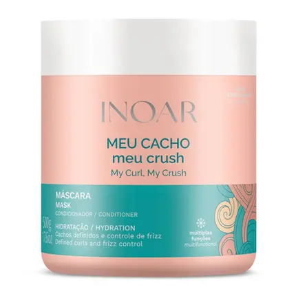 Máscara de Hidratação Meu Cacho Meu Crush Inoar 500g